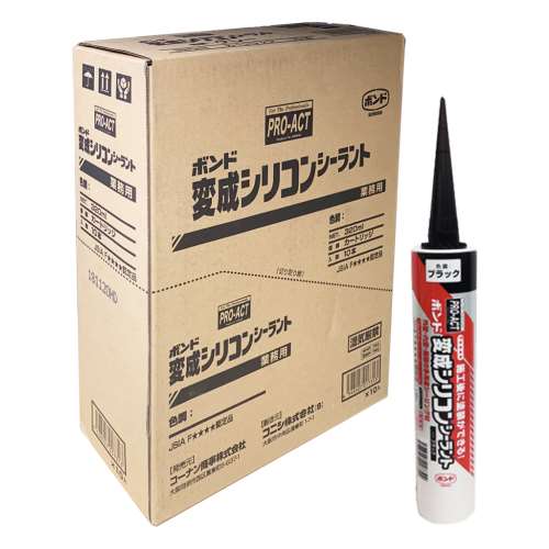 PROACT コニシ　変成シリコンシーラント　ブラック　３２０ｍｌ　×10本セット