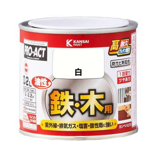 PROACT 油性ウレタン多用途 ０．２Ｌ　白