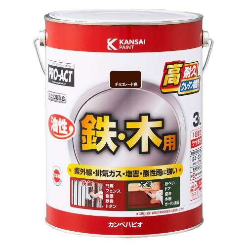 PROACT 油性ウレタン多用途 ３Ｌ　チョコレート