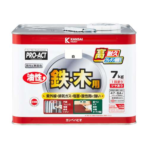 PROACT 油性ウレタン多用途 ７ｋｇ　白