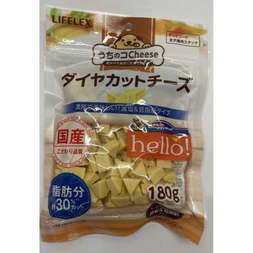 LIFELEX　ｈｅｌｌｏ！低脂肪ダイヤカットチーズ　180