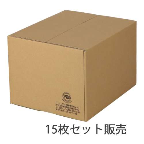 ダンボールＫＮ‐４Ｄ　段ボール　宅配サイズ：１００　サイズ（約）：幅３９５×奥行３３３×高さ２７２ｍｍ　内寸　幅３８７×奥行３２５×高さ２５７ｍｍ　１枚　×１５枚セット