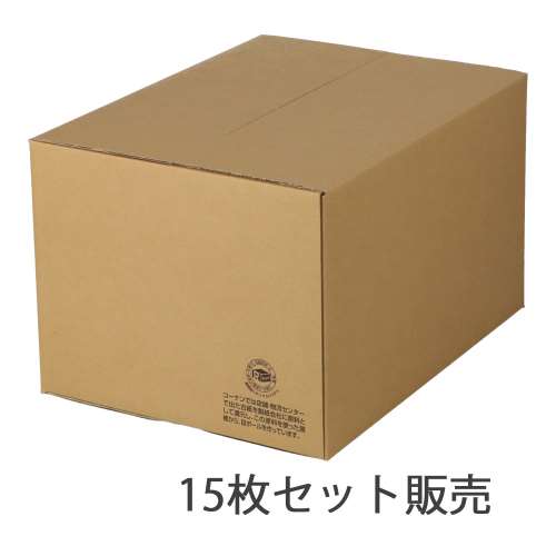 ダンボールＫＮ‐６Ｄ　段ボール　宅配サイズ：１２０　サイズ（約）：幅４８３×奥行３６４×高さ２９７ｍｍ　内寸　幅４７５×奥行３５６×高さ２８２ｍｍ　１枚　×１５枚セット