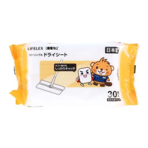 LIFELEX × 激落ちくん　フローリング用ドライシート　３０枚　×３６個セット