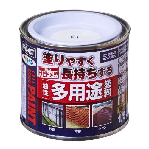 PROACT　油性多用途塗料　１／５Ｌ　白