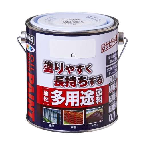 PROACT　油性多用途塗料　０．７Ｌ　白