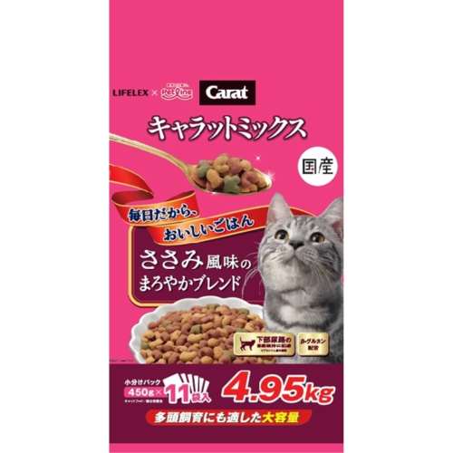 キャラットミックス　ささみ風味　４．９５ｋｇ