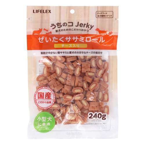 LIFELEX　ぜいたくササミロール　チーズ入り２４０ｇ