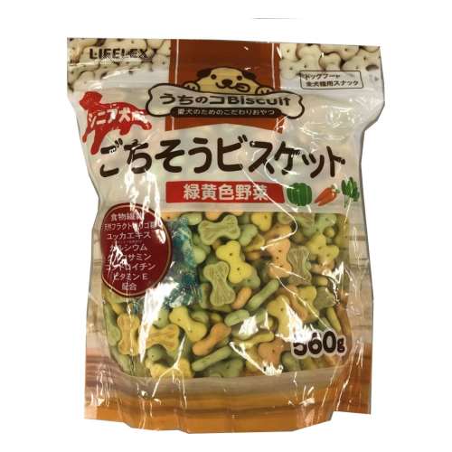 ごちそうビスケット シニア緑黄色野菜　５６０ｇ