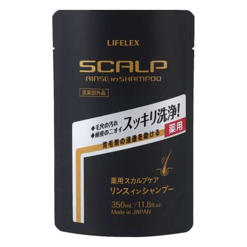 ＬＩＦＥＬＥＸ　薬用スカルプケア　リンスインシャンプー　詰め替え　３５０ｍｌ