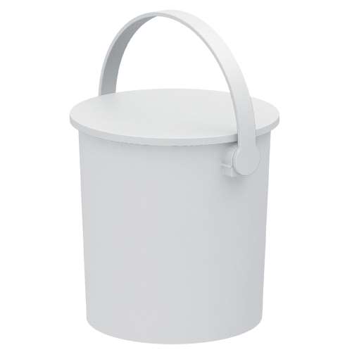 LIFELEX　座れる収納バスケット　１０Ｌ　ホワイト