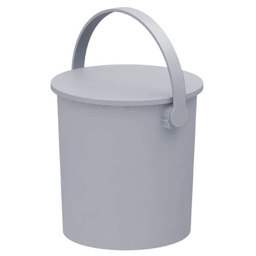 LIFELEX　座れる収納バスケット　１０Ｌ　ライトグレー