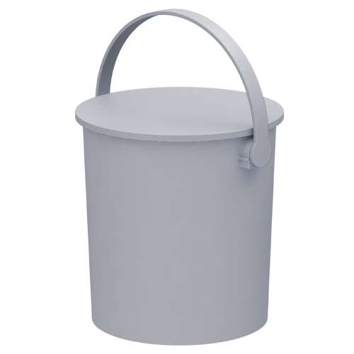 LIFELEX　座れる収納バスケット　１５Ｌ　ライトグレー