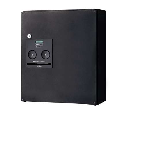 パナソニック（Pａｎａｓｏｎｉｃ）　宅配ボックス　コンボ　コンパクトタイプ（前出し・左開き仕様）　鋳鉄ブラック色
