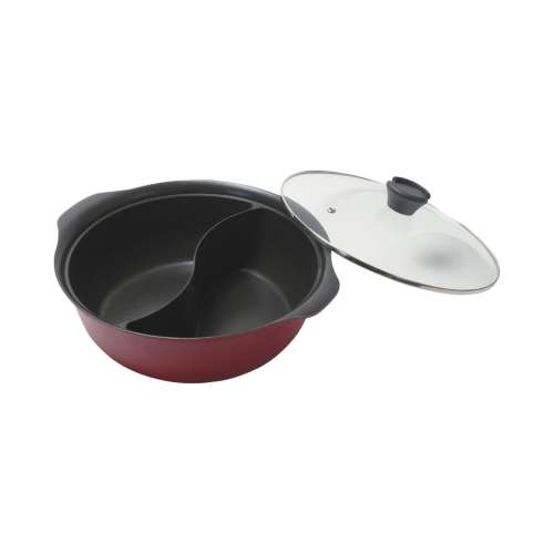 パール金属　ステイドリーム　ふっ素加工　ＩＨ対応　ガラス蓋付　二食鍋２８ｃｍ　ＨＢ‐６５８８
