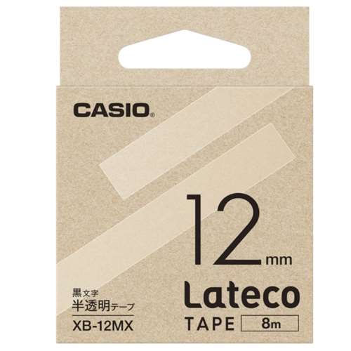 ラテコテープ　ＸＢ‐１２ＭＸ 透明
