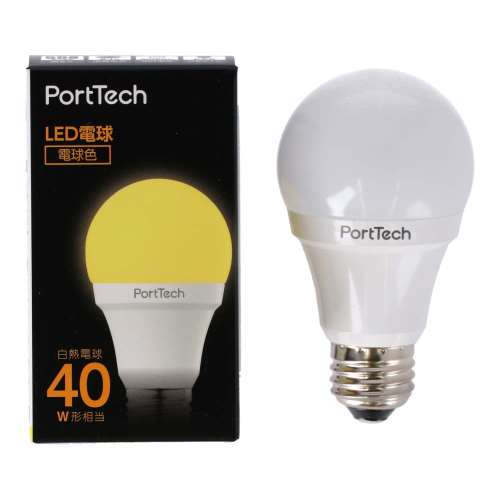 PortTech LED電球広配光40W相当 電球色 PA40L26