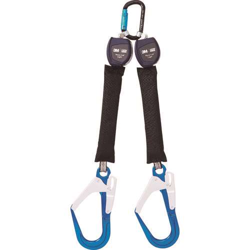 ■３Ｍ　ＤＢＩ‐サラ　Ｎａｎｏ‐Ｌｏｋ　Ｌｉｇｈｔ　巻取り式ランヤード　ツイン　（タイプ１） 3101740