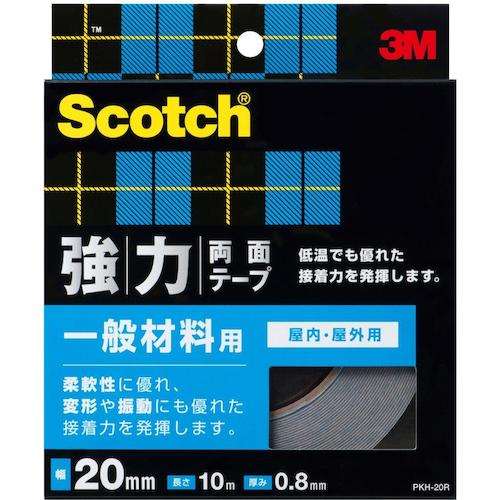 強力両面テープ　一般材料用 ＰＫＨ‐２０Ｒ　２０ｍｍ×１０ｍ