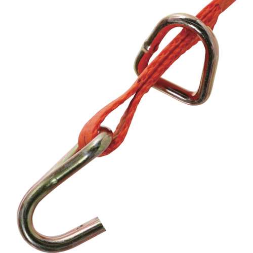 ■ＴＲＵＳＣＯ　ベルト荷締機ワイドハンドル　２５ｍｍ幅　３００ｋｇ　Ｊ＋Ｄリングタイプ GV25H300J