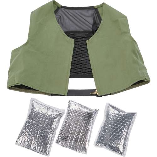 トラスコ中山 TRUSCOアイシングベスト前面コットンタイプ 保冷剤３個セット ＷＩＣＥＶ‐ＳＥＴ
