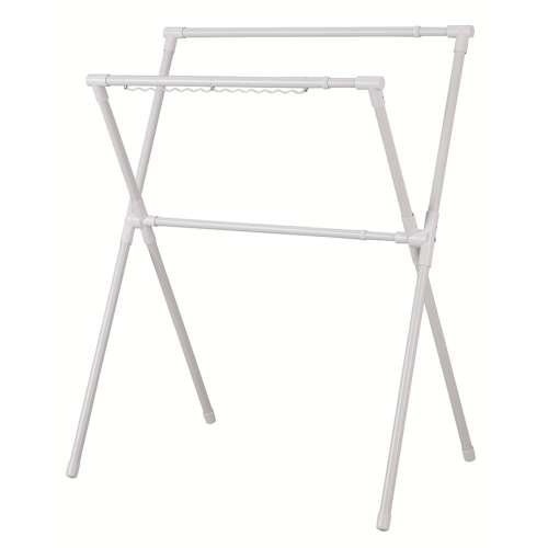 LIFELEX　伸縮室内Ｘ型物干しホワイト　ＷＥＨ２１‐００１７