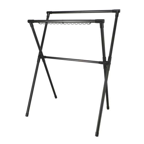 LIFELEX　伸縮室内Ｘ型物干しブラック　ＷＥＨ２１‐００２４