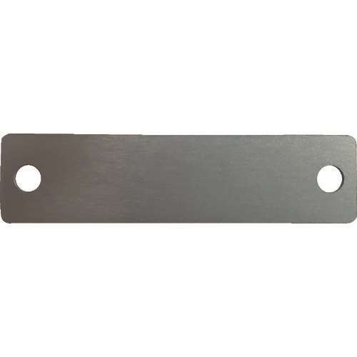 ■ＩＭ　刻印用アルミプレート　１０×４０×０．８　２‐Φ３　４‐Ｒ１　１０枚入　AL104H