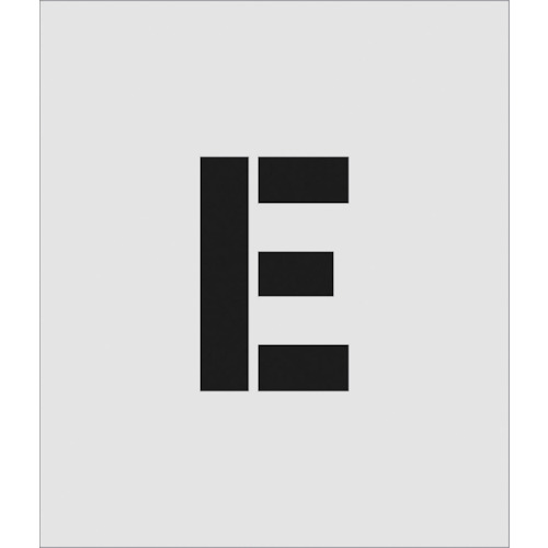 ■ＩＭ　ステンシル　Ｅ　文字サイズ１５０×９５ｍｍ　ASTE15095