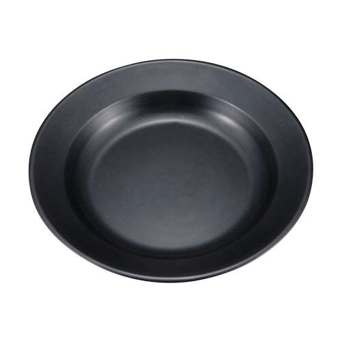 ブルーブラックコート 丸型カレー皿