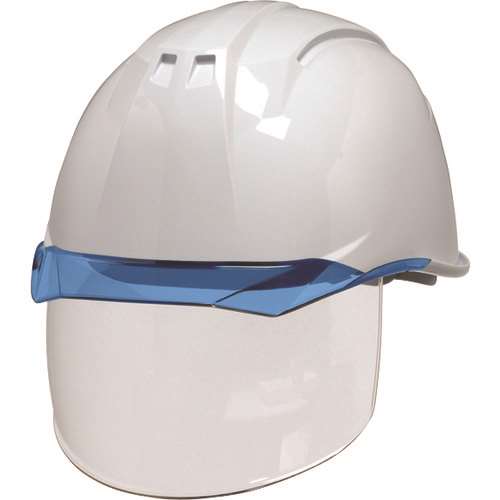 ■ＤＩＣ　透明バイザーヘルメット（シールド面付）　ＡＡ１１ＥＶＯ‐ＣＳ　ＫＰ　白／ブルー AA11EVOCSHA6KPWB