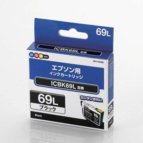 エレコム　エプソン互換インク　ＩＲＨ‐Ｅ６９ＢＬ　ブラック