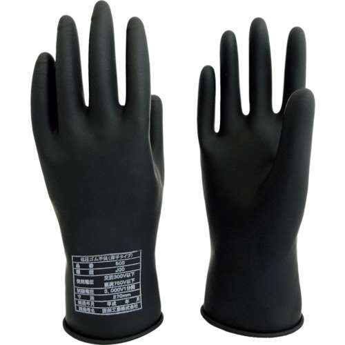 ■ワタベ　低圧ゴム手袋（薄手タイプ）直流７５０Ｖ以下　505