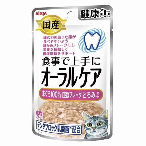 アイシア　健康缶パウチオーラル　まぐろ細かめとろみタイプ４０ｇ