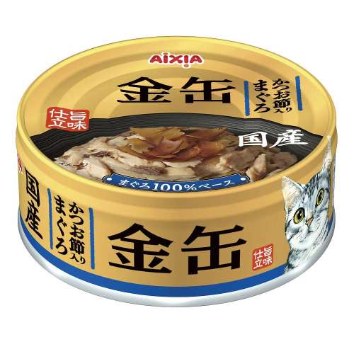 アイシア　金缶かつお節入りまぐろ ７０ｇ