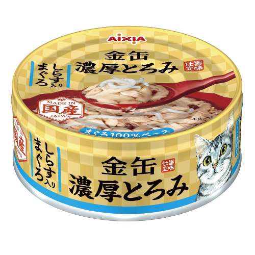 アイシア　金缶濃厚とろみしらす入りまぐろ ７０ｇ