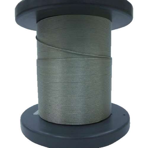 ■Ｏ．Ｃ．Ｒ　ＳＵＳワイヤロープ０．８１ｍｍ　７×７　５０ｍ巻コート無　ＳＢ０８１５０Ｍ