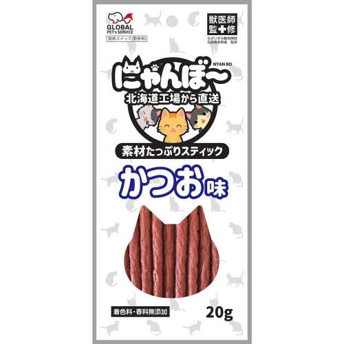 素材たっぷりスティック　にゃんぼー かつお　２０ｇ