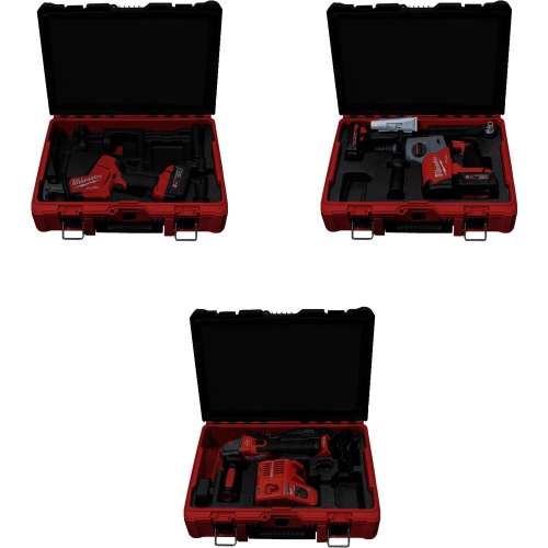 M18 FUELパワーパック（ハンマードリル、コンパクトレシプロソー、100mm変速ディスクグラインダー） M18FPP3AE533PJP