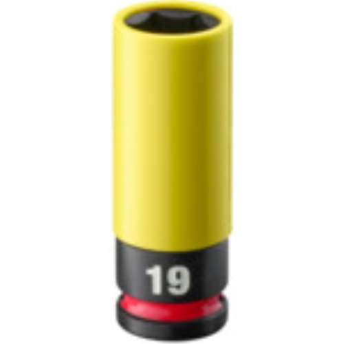 SHOCKWAVE IMPACT DUTY ホイールナット用インパクトソケット 1／2インチ（12.7mm）角 19mm（黄） 4932493372A