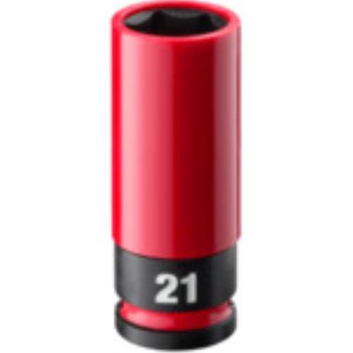 SHOCKWAVE IMPACT DUTY ホイールナット用インパクトソケット 1／2インチ（12.7mm）角 21mm（赤） 4932493373A
