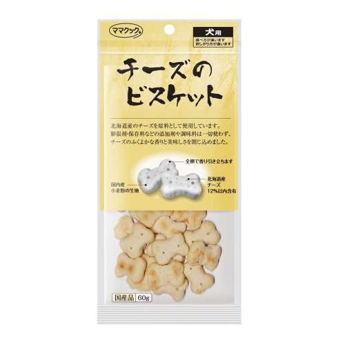 ママクック　チーズのビスケット犬用　６０ｇ