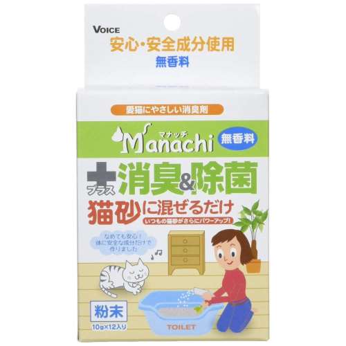 ＶＯＩＣＥ　マナッチ猫砂除菌消臭無香　１０ｇ×１２包