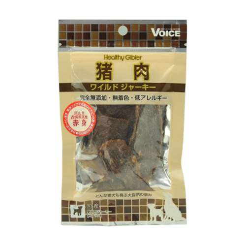 ＶＯＩＣＥ　猪肉ワイルドジャーキー　赤身　２０ｇ