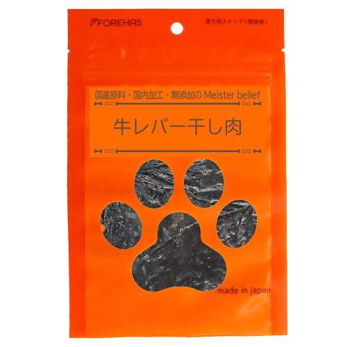 フォレハス　牛レバー　干し肉　４０ｇ