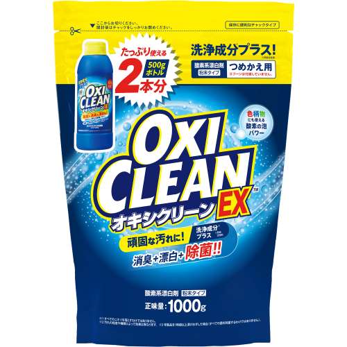 カメヤマ　オキシクリーン　ＥＸ　つめかえ　１０００Ｇ