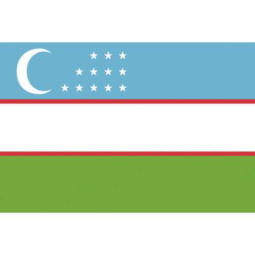 ■東京製旗　卓上旗（１６×２４ｃｍ）　ウズベキスタン