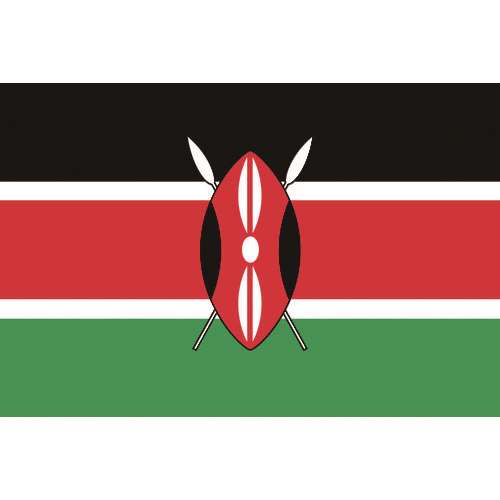 ■東京製旗　卓上旗（１６×２４ｃｍ）　ケニア