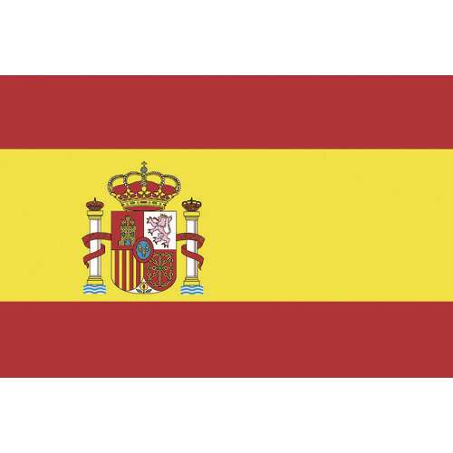■東京製旗　卓上旗（１６×２４ｃｍ）　スペイン（紋章入）