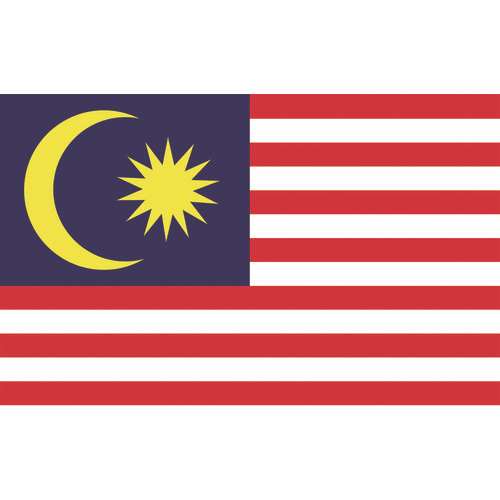 ■東京製旗　卓上旗（１６×２４ｃｍ）　マレーシア